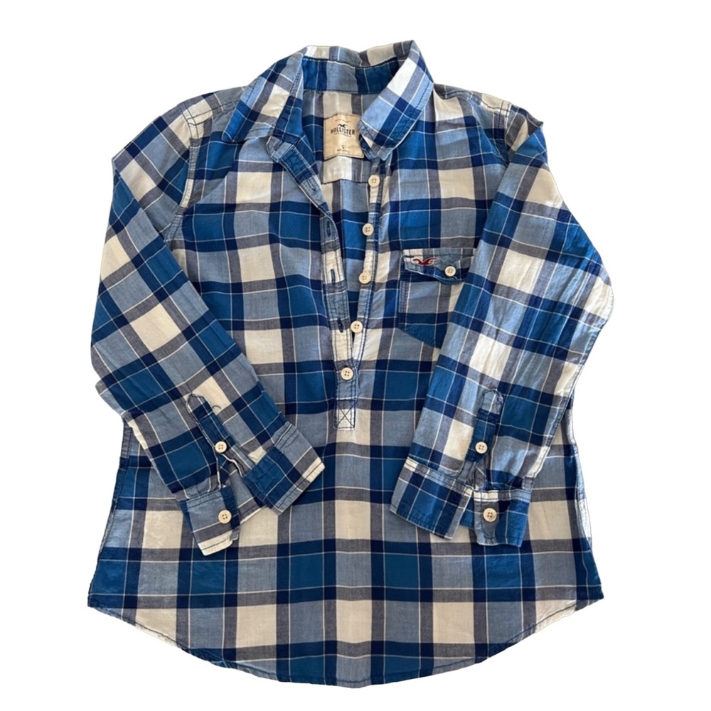 Hollister Plaid Shirt— Small